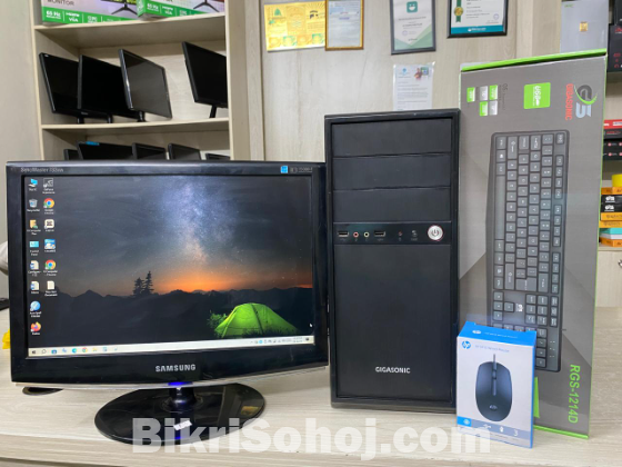 intel Core i3 with 19 inch Full Desktop Setup